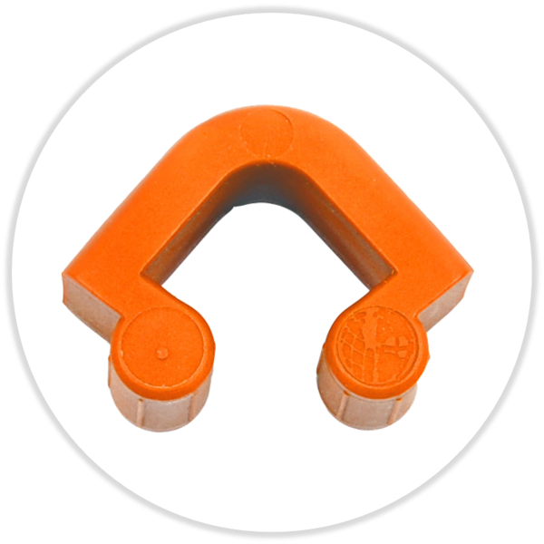 Edgeprotec Kantenschutzecken für 18 mm Holzstärke orange