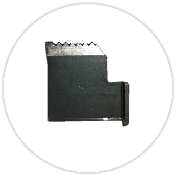 4pt. „Lead & Trail" Klinge - zu Verwendung axial bei Rotationswerkzeugen, 25,4 x 25,4 mm