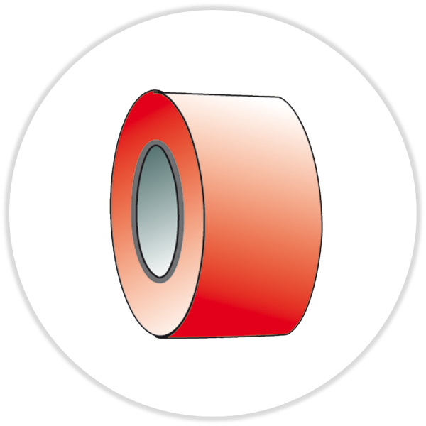 Profitape 50µm, rot, 30 mm x 25 Meter