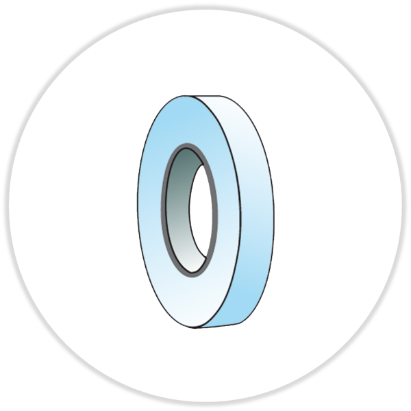 Profitape 30µ, blau, 6 mm x 35 Meter
