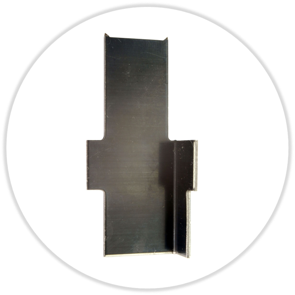 Ausbrechkrallen 50 x 12 mm rechtes Teil vorgebogen