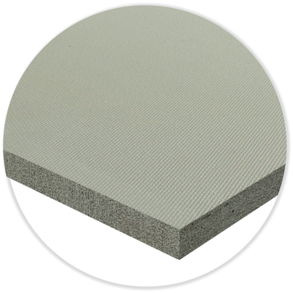 open Cell  Sponge 35° Shore A, one side skin, grey 7,0 x 1000 x 1000 mm, selfadhesive