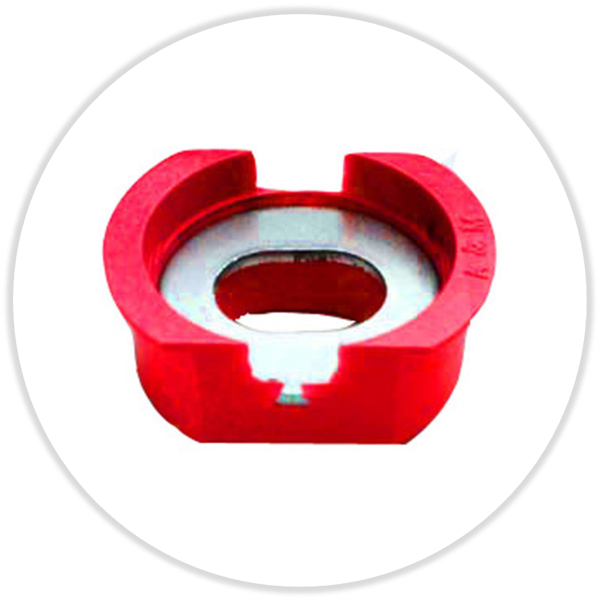 Speedmount plus rot mit Langloch 10,5 x 15mm