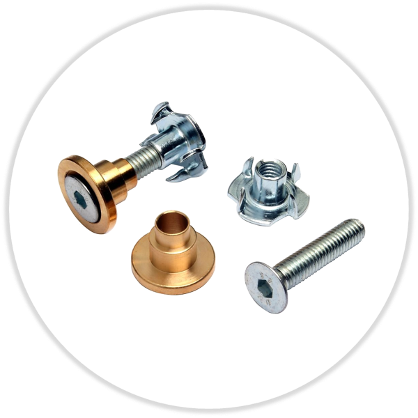 Befestigungssatz / Pilze für Ausbrechwerkzeug und Nutzentrenner Sprintera 0502 RK Komplett best. aus 1x Pilz 20-00-004 1x DIN7991-M6x35 1x 20-00-012 1 x DIN985-M6