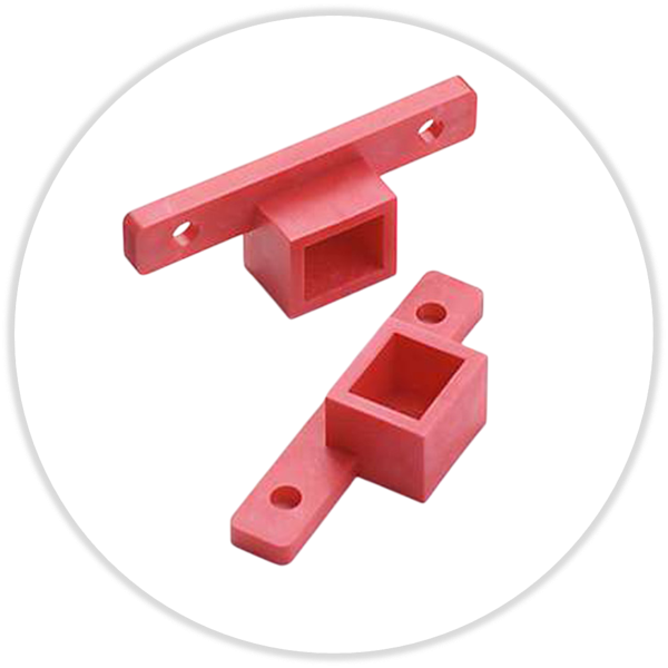 Centering Stop for female Stripping board red