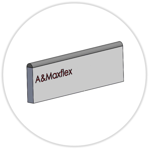 2pt A&Maxflex Rilllinie, 23,20 mm, Meterware